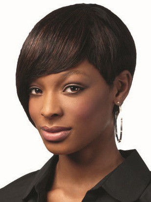 Fashionable Synthetic Straight Lace Front Wig