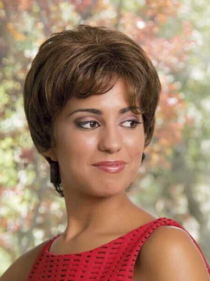 Flattering Straight Synthetic Capless Wig