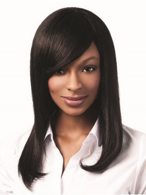 Chic Straight Human Hair Capless Wig