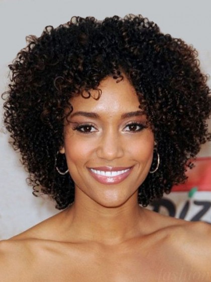 Seductive Lace Front Synthetic Curly Wig
