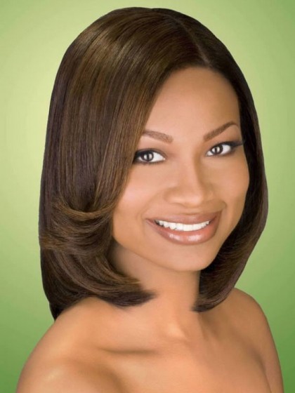 Classic Lace Front Synthetic Straight Wig