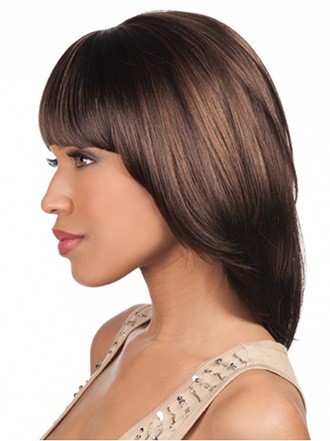 Popular Bob Silky Straight Chin Length African American Wig