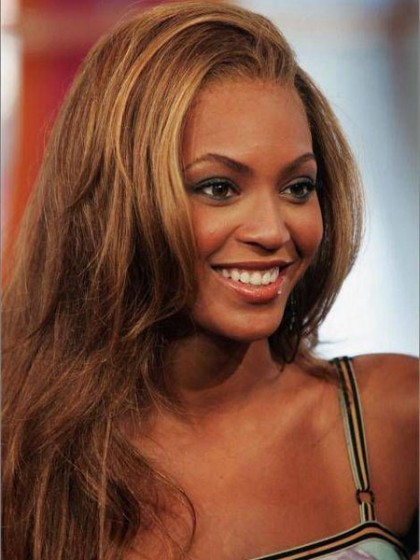 Shimmering Lace Front Remy Human Hair Straight Wig