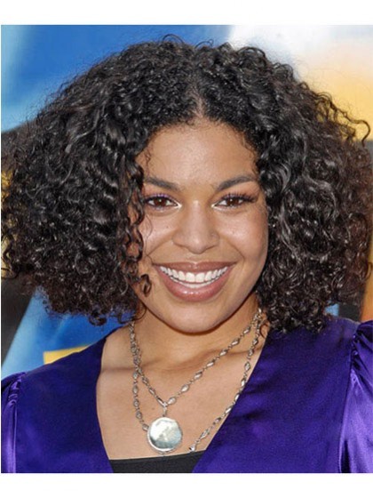 Medium Tousled Curly Lace Front African American Wig