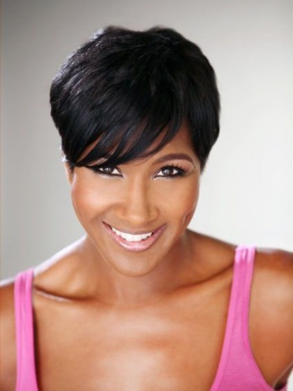 Stupendous Capless Straight Synthetic African American Wig