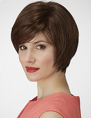 Bob Style Comfortable Short Straight Full Lace Synthetic Wig