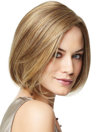 Straight Human Hair Magnificent Bob Wig