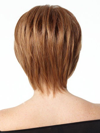 Straight Short Layered Popular Human Hair Bob Wig