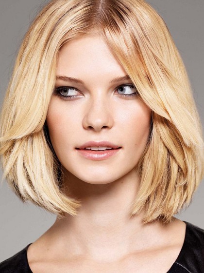 Natural Synthetic Straight Lace Front Bob Wig