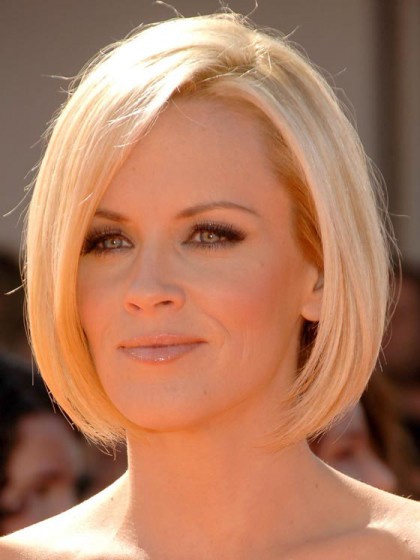 Stylish Human Hair Lace Front Straight Bob Wig