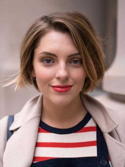 Affordable Lace Front Straight Remy Human Hair Bob Wig