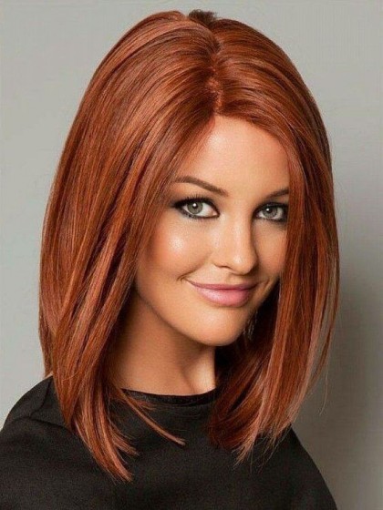 Natural Lace Front Straight Synthetic Bob Wig