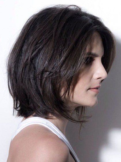 Popular Lace Front Wavy Synthetic Bob Wig