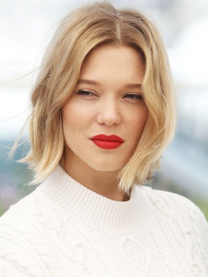 Pretty Lace Front Wavy Remy Human Hair Bob Wig