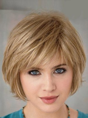 Bob Style Charming Short Straight Wig