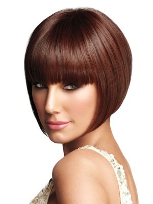 Bob Style Short Synthetic Capless Cut Wig 