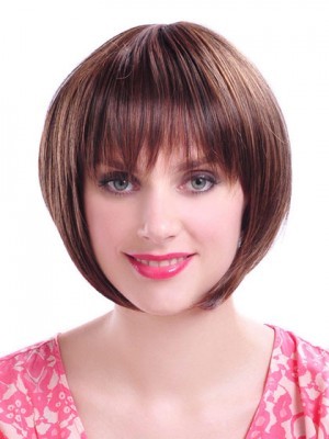 Bob Style Short Chic Straight Synthetic Wig