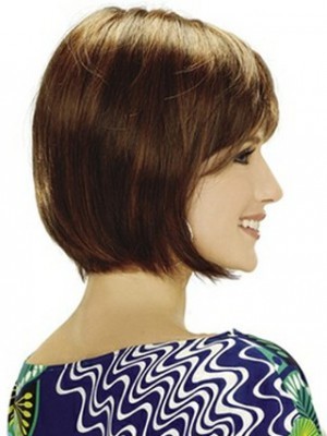 Bob Style Beautiful Collar Length Synthetic Wig