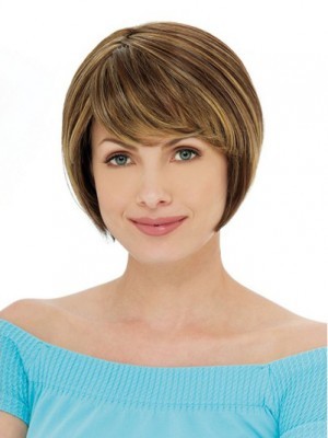 Bob Style Sliky chin length layered Wig