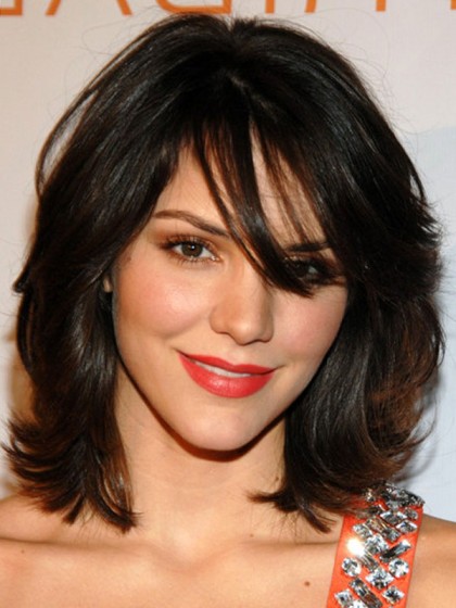 Top Quality Katherine McPhee Hairstyle Human Hair Wig
