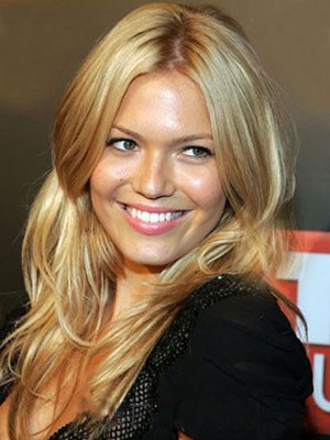 Mandy Moore Affordable Lace Front Synthetic Straight Wig