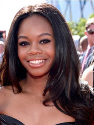 Gabby Douglas Attractive Synthetic Lace Front Wavy Wig