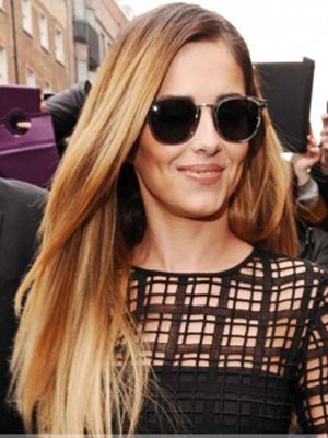 Cheryl Cole New Style Synthetic Straight Lace Front Wig