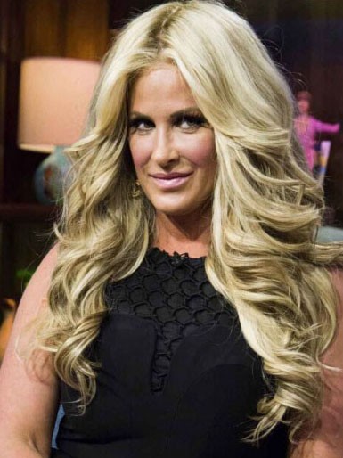 Kim Zolciak Stupendous Wavy Synthetic Full Lace Wig