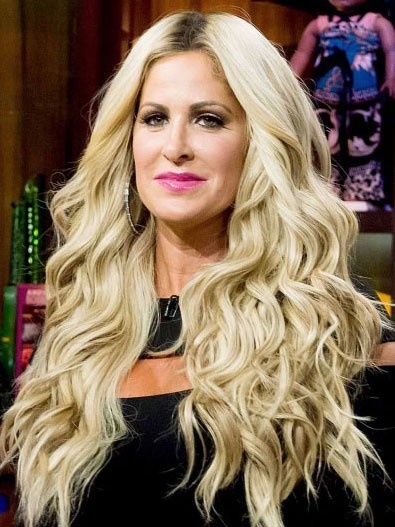 Kim Zolciak Gorgeous Wavy Synthetic Lace Front Wig