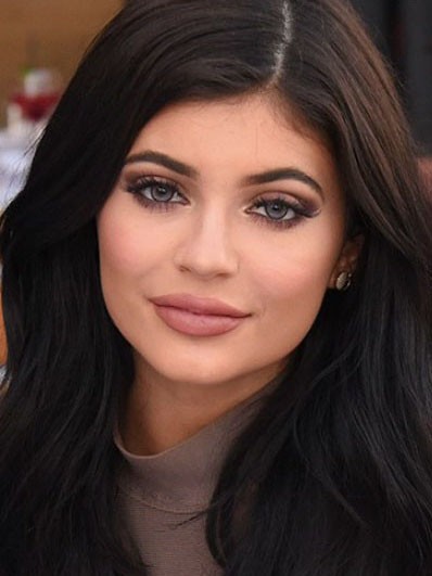 Kylie Jenner Dazzling Lace Front Straight Human Hair Wig