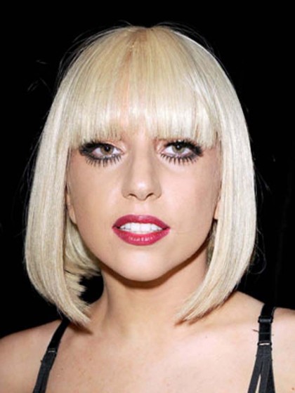 Lady Gaga New Style Synthetic Straight Capless Wig