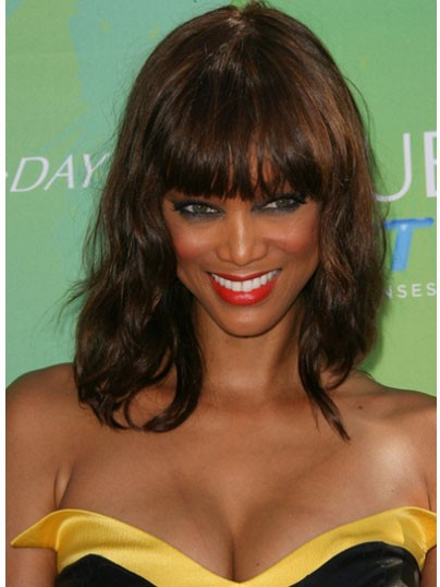 Tyra Banks Classic Wavy Capless Human Hair Wig