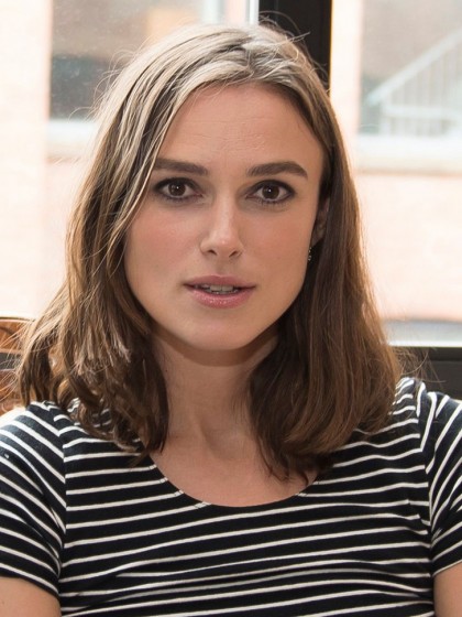 Stunning Keira Knightley Straight Lace Front Remy Human Hair Wig