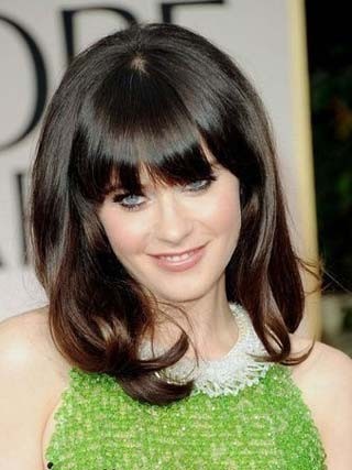 Zooey Deschanel's New Hairstyle Celebrity Wig