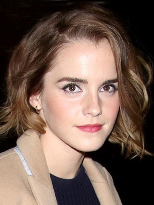 Seductive Emma Watson Wavy Lace Front Remy Human Hair Wig