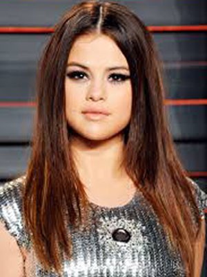 Selena Gomez Glamorous Straight Lace Front Remy Human Hair Wig