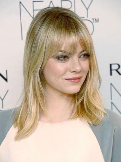 Emma Stone Wavy Capless Celebrity Wig