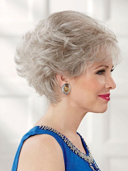 2016 New Style Short Gray Wig