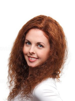 Stylish Long Curly Full Lace Human Hair Wig