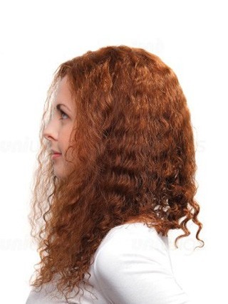 Stylish Long Curly Full Lace Human Hair Wig