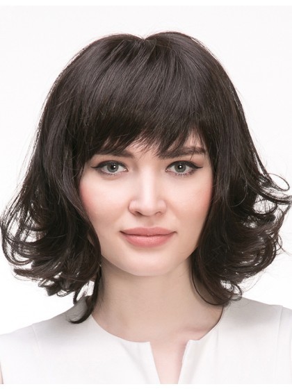 Impressive Wavy Capless Remy Human Hair Wig