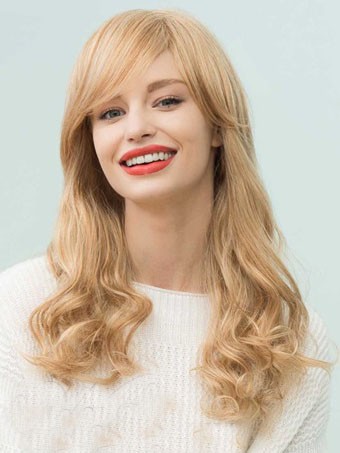 Graceful Capless Wavy Remy Human Hair Wig