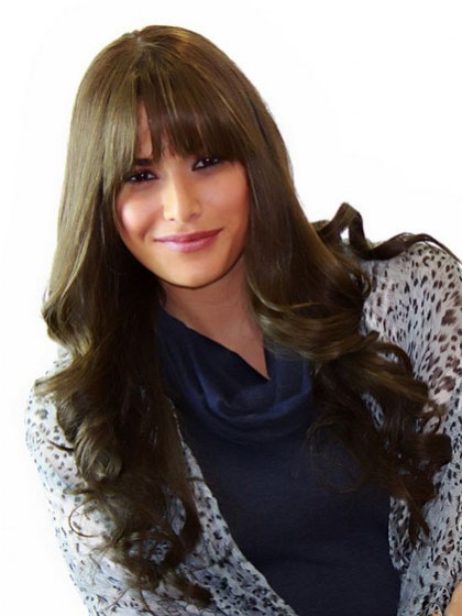 Most Popular Long Wavy Monofilament Top Remy Human Hair Wig