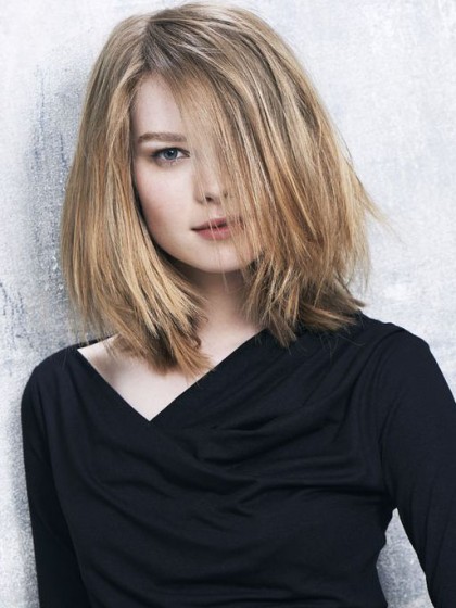 Polished Straight Remy Human Hair Lace Front Wig