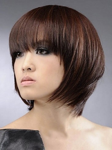 Prodigious Sweet Short Straight Human Hair Wig