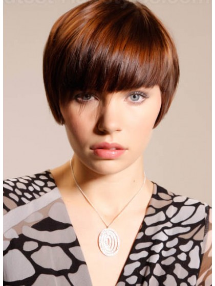 Wonderful Capless Hairstyle Human Hair Wig 