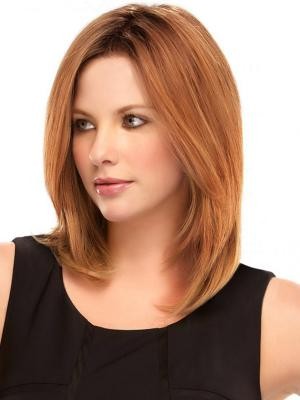 Lace Front Straight Silky Human Hair Wig