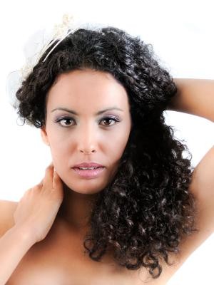 Silky Human Hair Curly Full Lace Wig