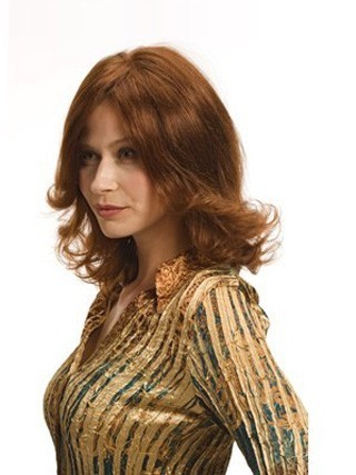 Stylish Hand Tied Wavy Remy Human Hair Wig