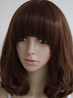 Graceful Wavy Remy Human Hair Capless Wig